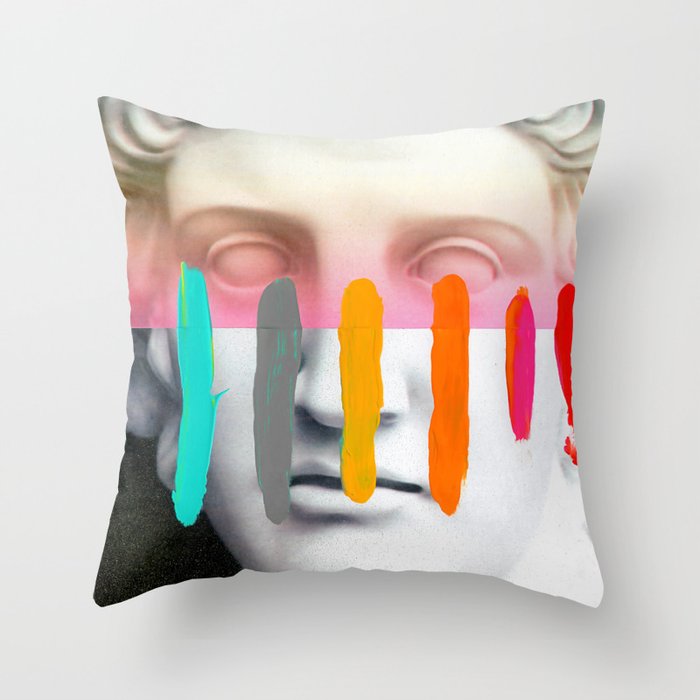 Composition on Panel 2 Throw Pillow