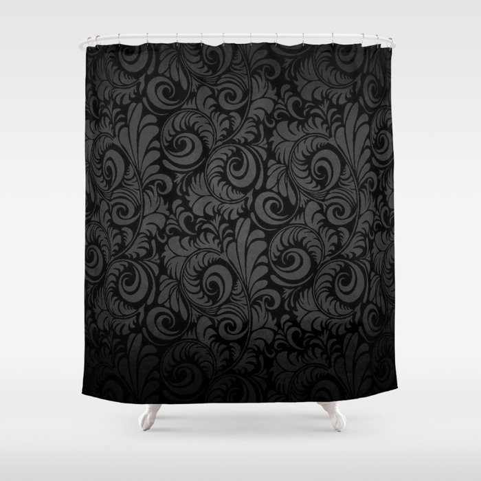 Damask Pattern Shower Curtain