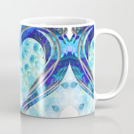 Bright Blue Heart Art - True Blue Mug
