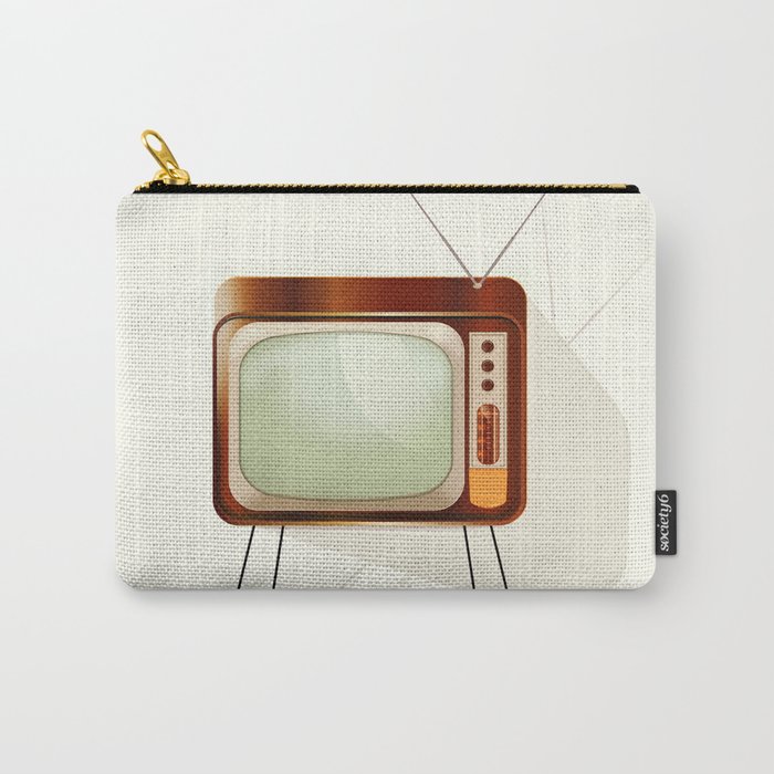Vintage Television Carry-All Pouch