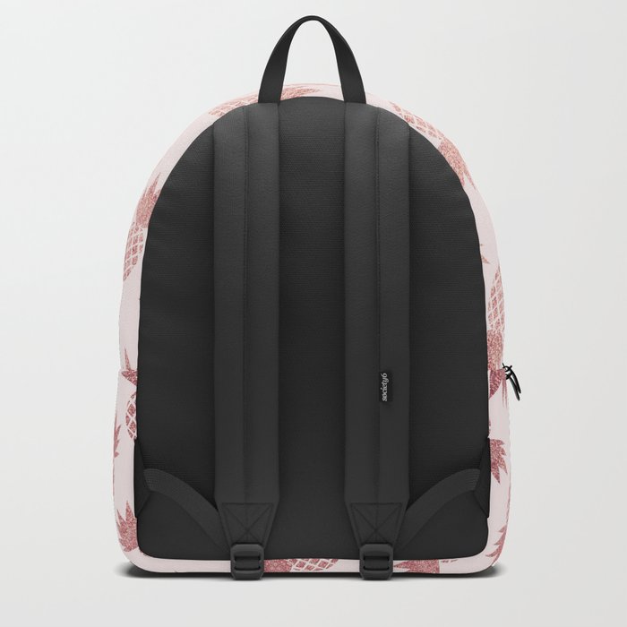 Laptop Backpack Summer Pineapple Fruit Pattern Large Capacity Bag Travel Daypack