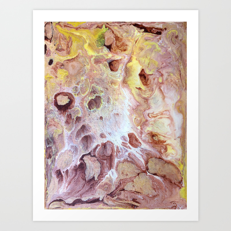Original Acrylic Painting Poured Painting Abstract Acrylic Flow