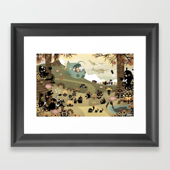 The Octonauts Sea of Shade Framed Art Print