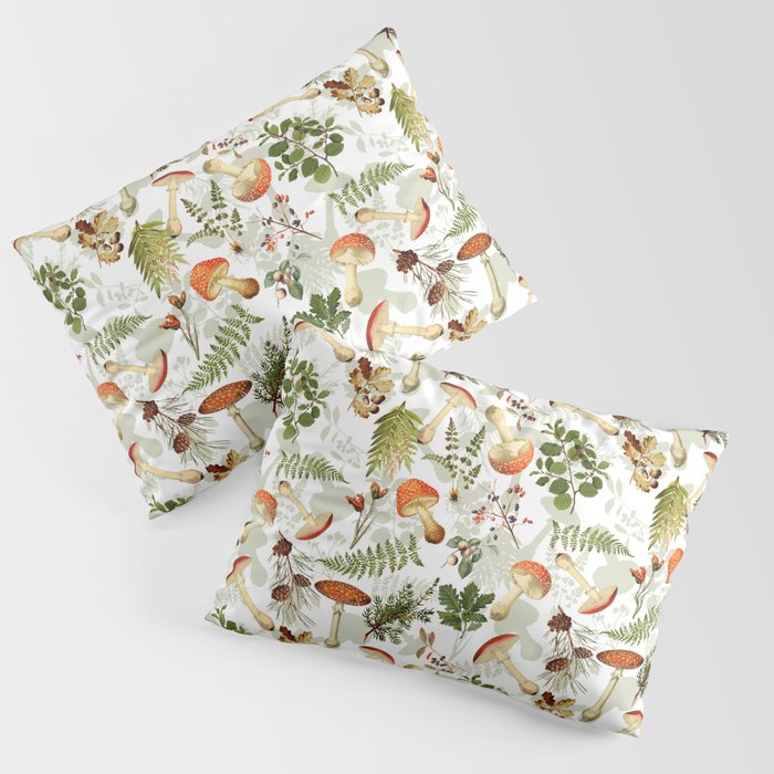 Vintage Shabby Chic Autumn Harvest Botanical Garden Pillow
