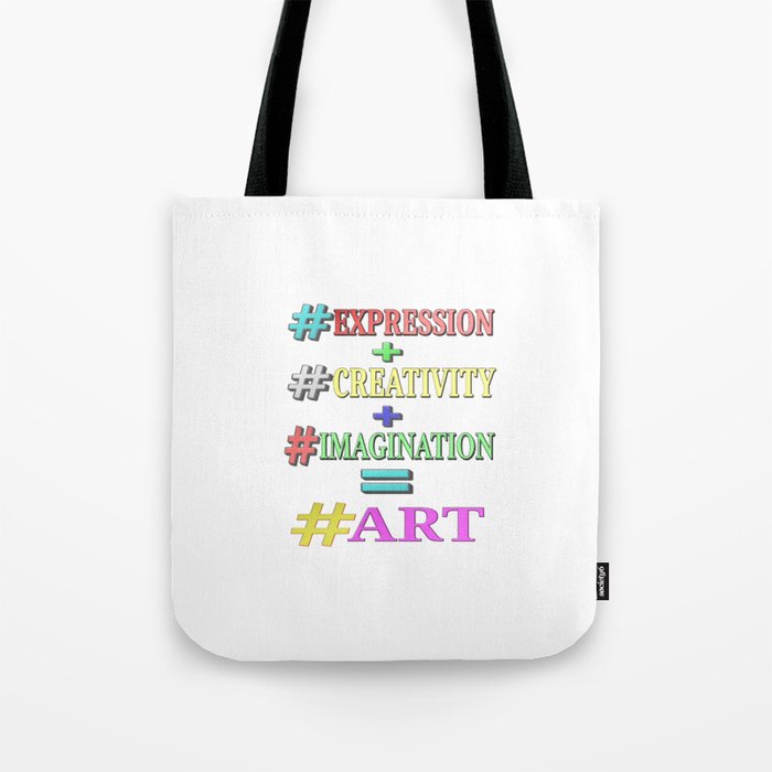 "ART EQUATION" Cute Expression Design. Buy Now Tote Bag