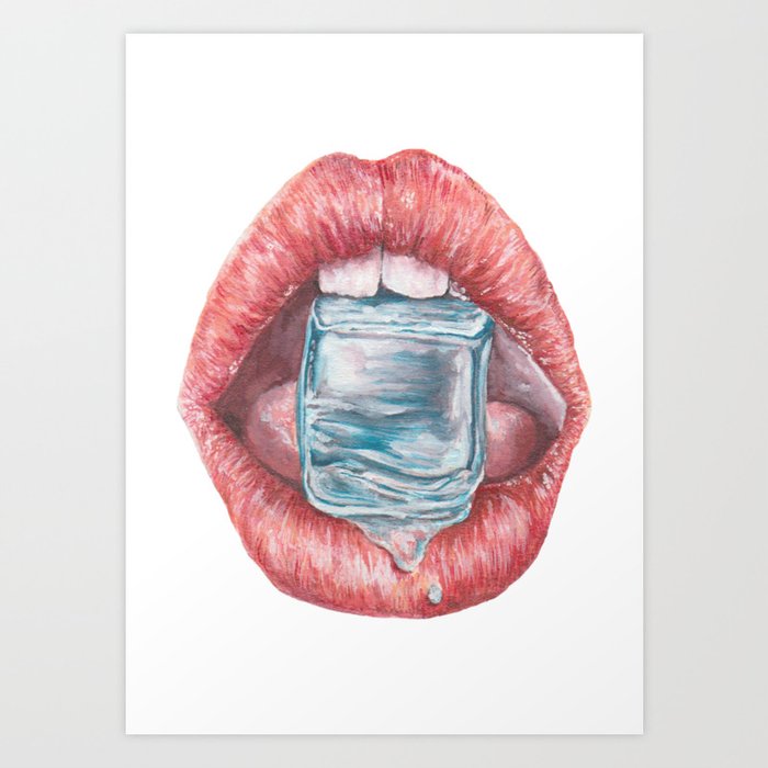 Lips.3 Art Print