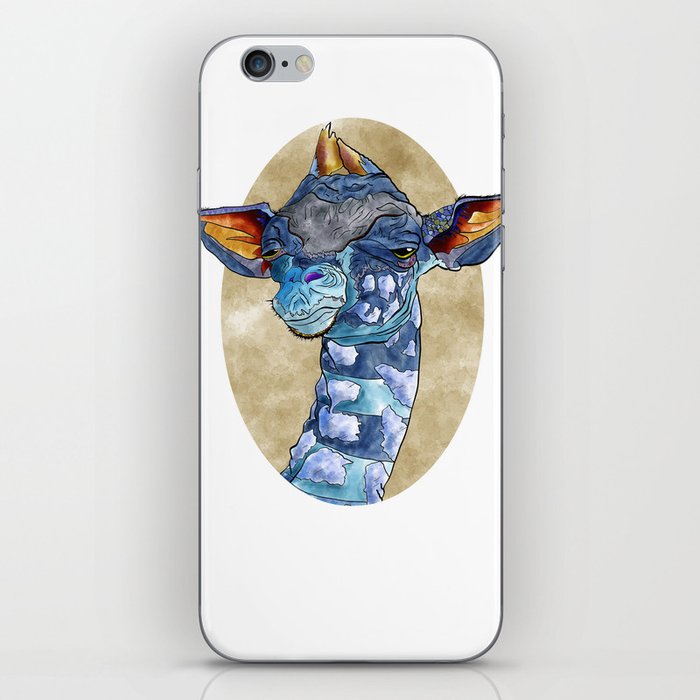 Zen Giraffe - Watercolour iPhone Skin