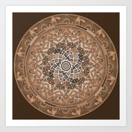 Terra Mandala Art Print