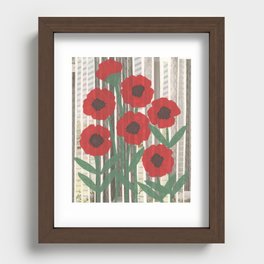 Poppies II Recessed Framed Print