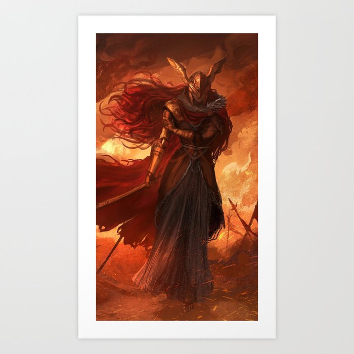 Elden rings Witch Art Print by fashionesta Society6