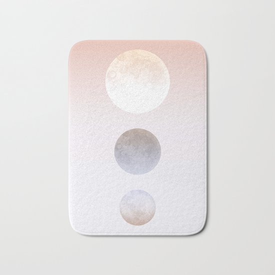 Moon Triplet Bath Mat