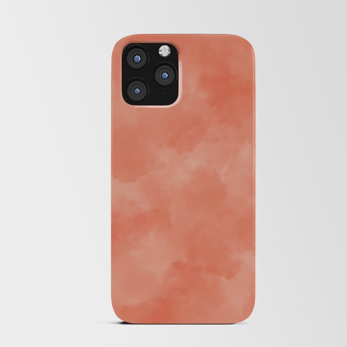 Coral Powder Blast Pattern iPhone Card Case