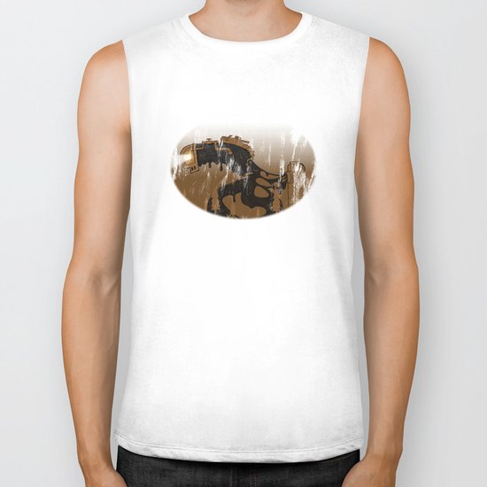 oil monster Biker Tank