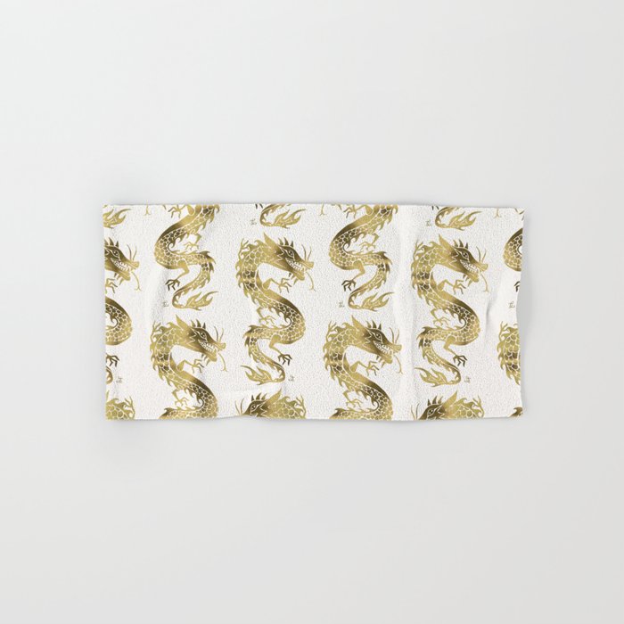 Chinese Dragon – Gold Hand & Bath Towel
