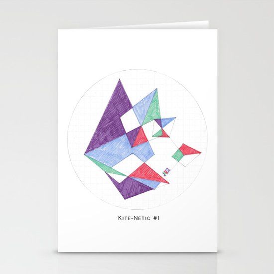 Kite-netic #1 Stationery Cards
