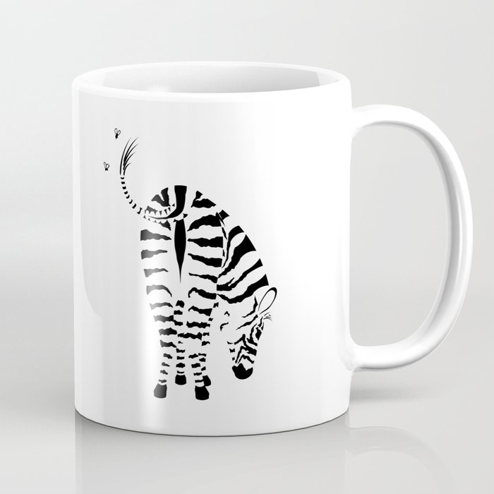 Kiss My Zebra Butt (light colours) Coffee Mug