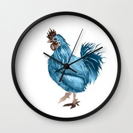 Rooster Strut Wall Clock