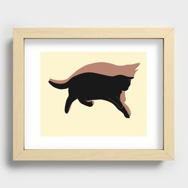 Cat In the Sun III Recessed Framed Print