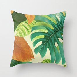 Tropical Vibe 2 Throw Pillow