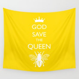 God Save the Queen (Bee) Wall Tapestry