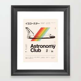 Astronomy Club Framed Art Print