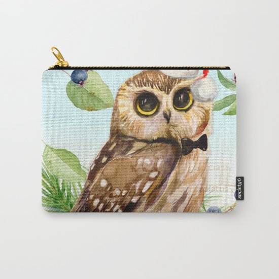Winter animal #1 Carry-All Pouch