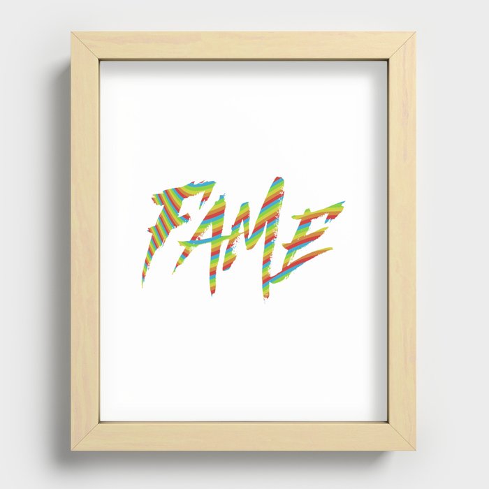 Fame Recessed Framed Print