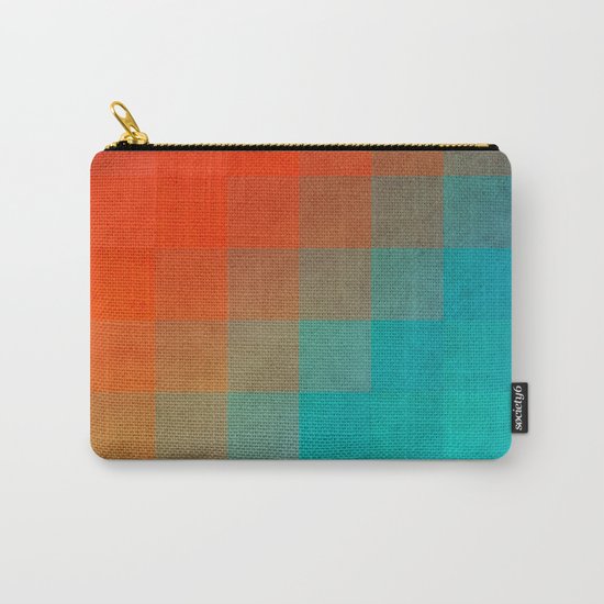 Beach Pixel Surface Carry-All Pouch