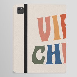 Vibe Check 80s Lettering iPad Folio Case