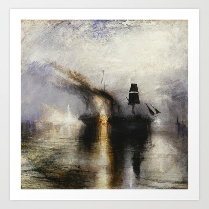 Joseph Mallord William Turner Peace Burial At Sea Exhibited