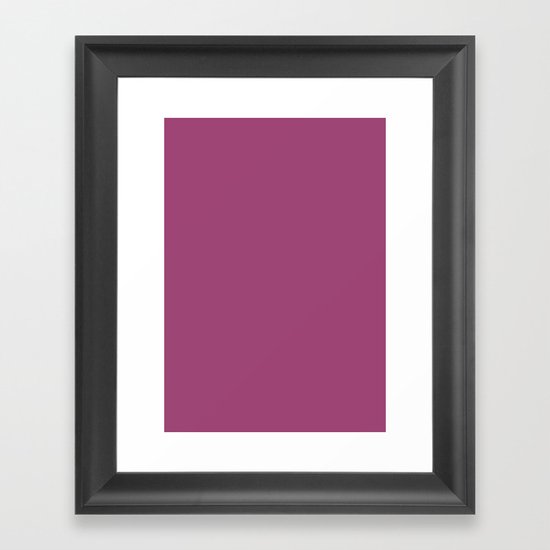 Magenta haze Framed Art Print