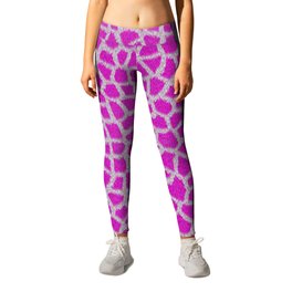 Pink Giraffe Leggings | Wildlife, Coat, Skin, Textile, Pink, Texture, Speckled, Pattern, Animal, Nature 