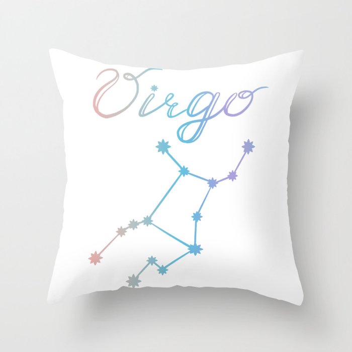 Virgo Throw Pillow