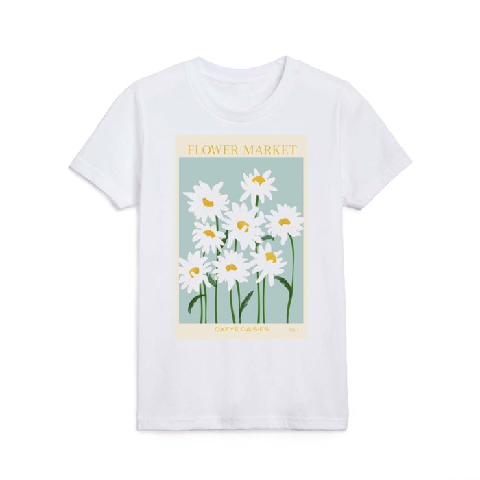 Flower Market - Oxeye daisies Kids T Shirt