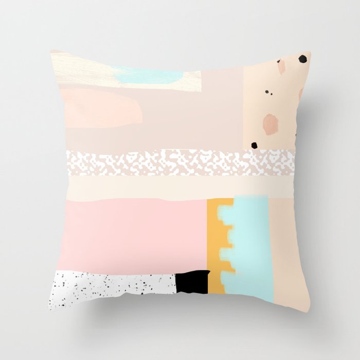 On the wall#3 Throw Pillow