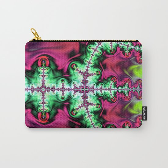 Life stream, fractal abstract art Carry-All Pouch