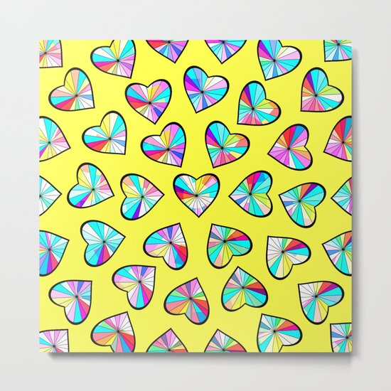 Hearts of glass II Metal Print