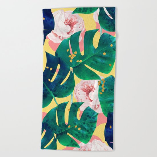Be Here Now #society6 #decor #buyart Beach Towel