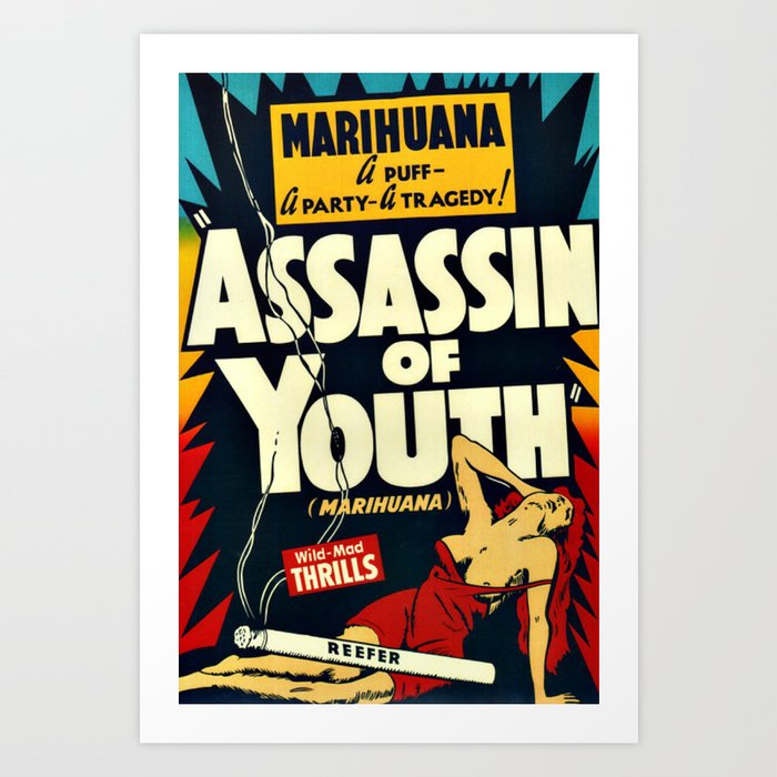 Vintage Assassin of Youth Poster Art Print
