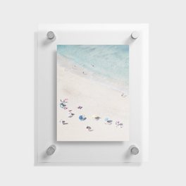 Beach Love 1 (part of a diptych) - Aerial Beach - Ocean - Travel photography Floating Acrylic Print