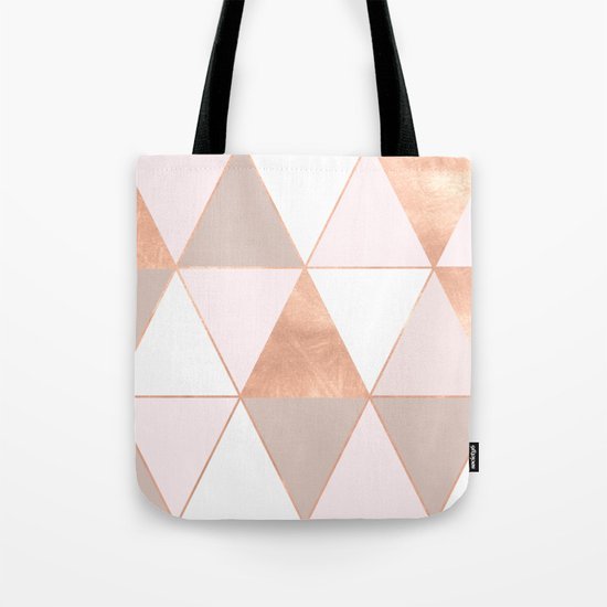 GEO TIKKI - ROSEGOLD PASTEL Tote Bag
