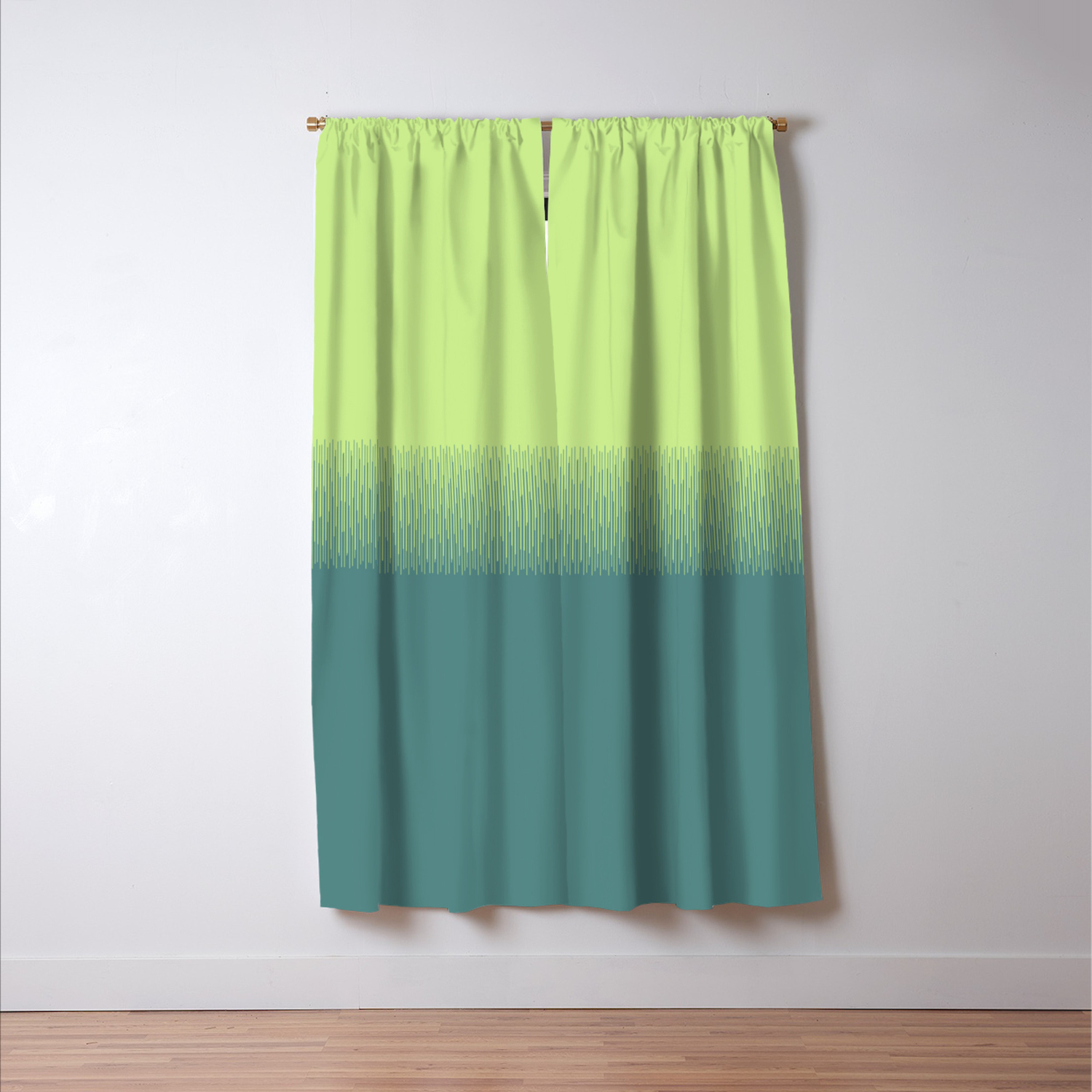 Lime Green To Dark Green Gradient Boundary Spectrum Blackout