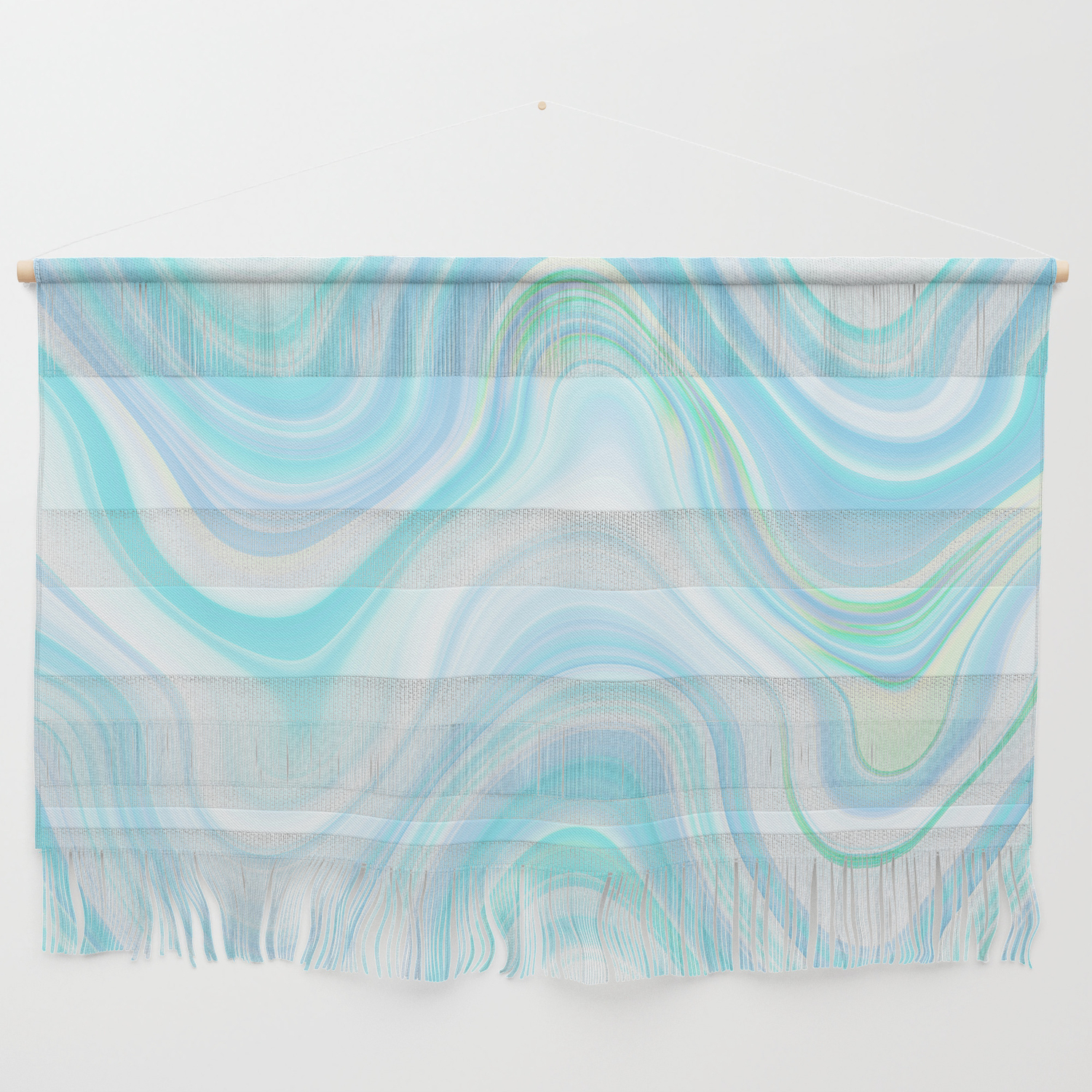 Cool Pastel Blue Lava Marble Marble Society6 Abstractart Wall