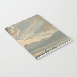 Study of Clouds with a Sunset near Rome, 1786 Notebook