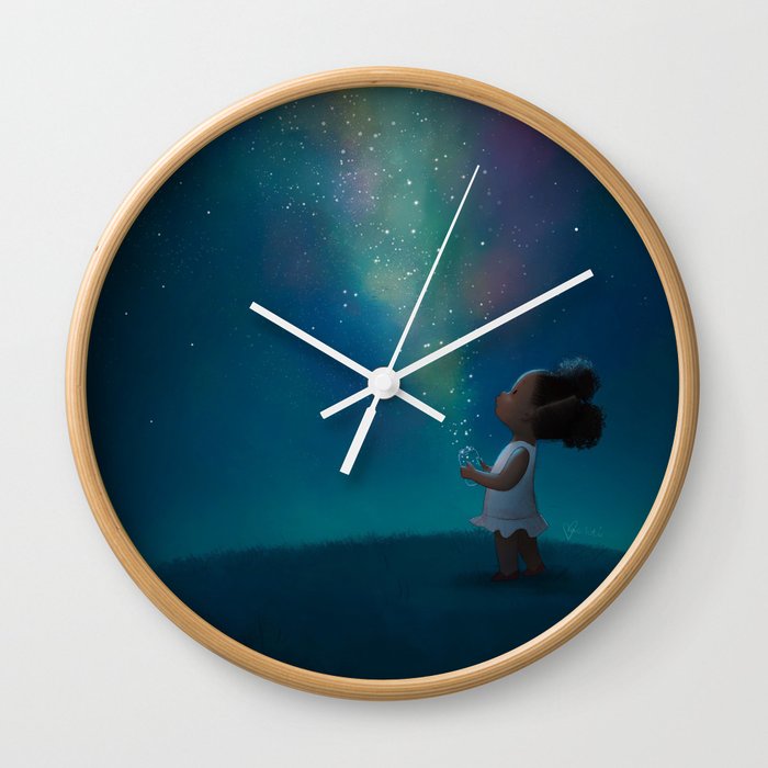Wish Jar Wall Clock