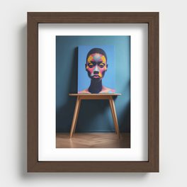 UtopiArt Design - Solitude Blues Recessed Framed Print