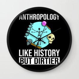 Forensic Anthropology Teacher Anthropologist Wall Clock