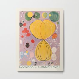 Hilma af Klint. Exhibition poster for The Louisiana Museum of Modern Art in Humlebæk, 2014. Metal Print | Exhibitionposter, Swedishart, Hilmaafklint, Adulthood, Homedecor, Symbol, Klintposter, Painting, Exhibition, Mystic 
