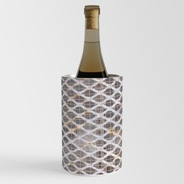 Rusty white industrial grating. Wine Chiller