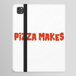 PIZZA MAKES YOU FIT (TYPO) iPad Folio Case